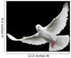 White Dove in Flight 6 Wall Mural