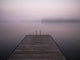 Lake Of The Woods, Ontario, Canada, A Dock On The Water Wall Mural