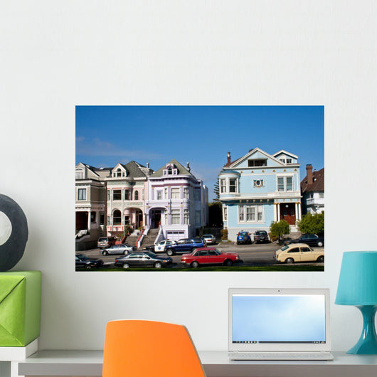 San Francisco S Victorians Wall Mural