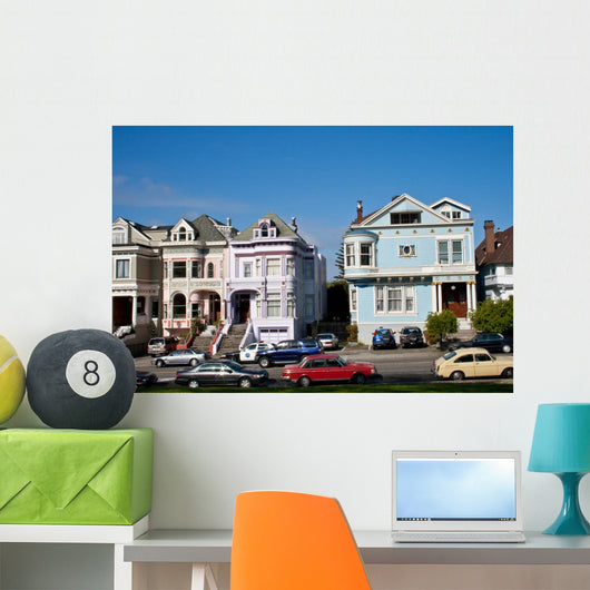 San Francisco S Victorians Wall Mural