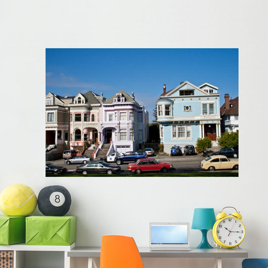 San Francisco S Victorians Wall Mural