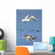 Bird Landing Wall Mural