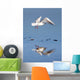 Bird Landing Wall Mural