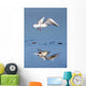 Bird Landing Wall Mural