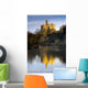 Church Reflection In Water, Warkworth, Northumberland, England Wall Mural