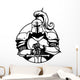 white knight Wall Decal