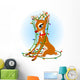 Rudolph Christmas lights Wall Decal
