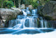 Oriental Waterfall Landscape Wall Mural