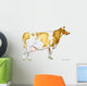 Hand-drawn Watercolor Dairy Cow Wall Decal