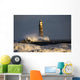Lighthouse And Waves, Sunderland, Tyne And Wear, England Wall Mural