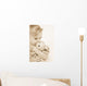 Girl Kissing Her Stuffed Animal Wall Mural