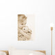 Girl Kissing Her Stuffed Animal Wall Mural