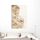 Girl Kissing Her Stuffed Animal Wall Mural