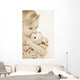 Girl Kissing Her Stuffed Animal Wall Mural
