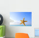 Starfish In Front Of The Ocean Wall Mural