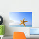 Starfish In Front Of The Ocean Wall Mural