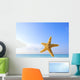 Starfish In Front Of The Ocean Wall Mural