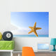 Starfish In Front Of The Ocean Wall Mural