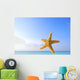 Starfish In Front Of The Ocean Wall Mural