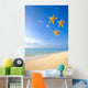 Starfish Falling In Front Of The Ocean Wall Mural