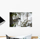 Wolf In The Snow Wall Mural