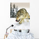 Wolf On The Prowl Wall Mural
