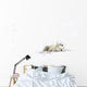 Two Polar Bears Laying Together Wall Mural