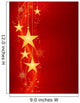 Golden Hanging Stars Red