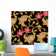 Seamless Floral Wallpaper Pattern Wall Decal Design 2