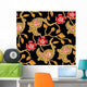 Seamless Floral Wallpaper Pattern Wall Mural