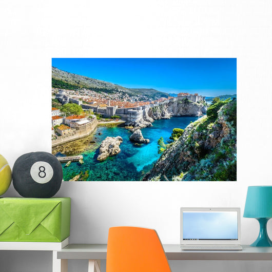 Croatia Landscape Cityscape Dubrovnik Wall Decal