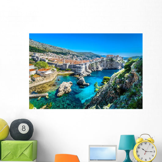 Croatia Landscape Cityscape Dubrovnik Wall Decal