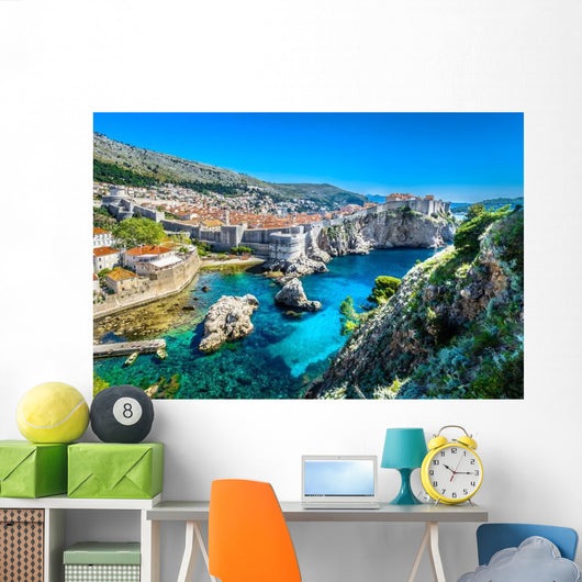 Croatia Landscape Cityscape Dubrovnik Wall Decal