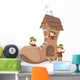Stickman Kids Elf Shoe Wall Decal