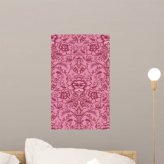 Seamless Damask Style Wallpaper Wall Decal Design 2