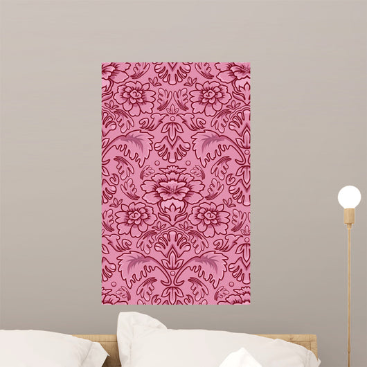Seamless Damask Style Wallpaper Wall Decal Design 2