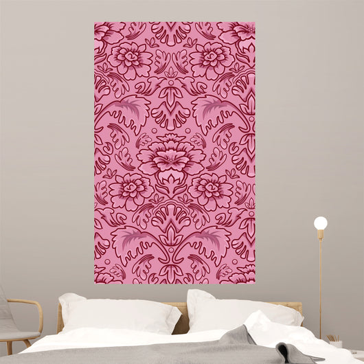 Seamless Damask Style Wallpaper Wall Decal Design 2