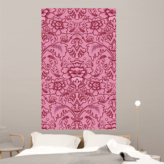 Seamless Damask Style Wallpaper Wall Decal Design 2