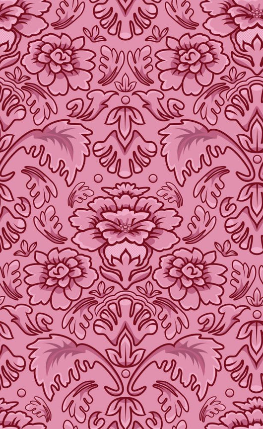 Seamless Damask Style Wallpaper Wall Decal Design 2