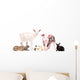 Cute Baby Farm Animals Wall Decal Sticker Set