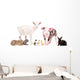 Cute Baby Farm Animals Wall Decal Sticker Set