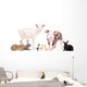 Cute Baby Farm Animals Wall Decal Sticker Set