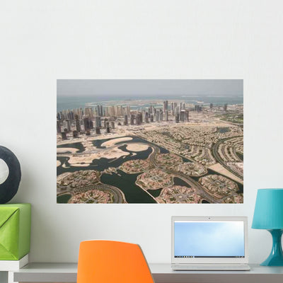 Luxury Property Community Developments Wall Decal Design 2 shown on a wall