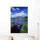 Fishing Boat On Upper Lake Wall Mural