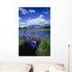 Fishing Boat On Upper Lake Wall Mural