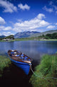 Fishing Boat On Upper Lake Wall Mural