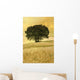 wheat field with majestic tree Wall Mural