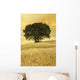 wheat field with majestic tree Wall Mural