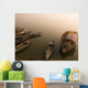 Boats In The Water, Varanasi, India Wall Mural