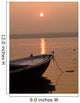 Boat In The Water, Varanasi, India Wall Mural